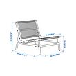 TVARÖ seat sec for modular sofa, outdoor