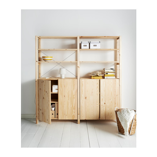 IVAR - 2 sections/shelves/cabinet, pine | IKEA Taiwan Online - PE366893_S4