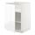 METOD - base cabinet with shelves, white/Voxtorp high-gloss/white | IKEA Taiwan Online - PE669114_S1