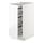 METOD - base cabinet with wire baskets, white/Voxtorp high-gloss/white | IKEA Taiwan Online - PE669119_S1