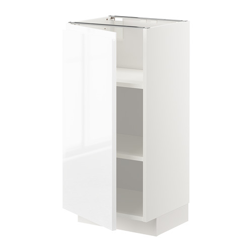 METOD base cabinet with shelves