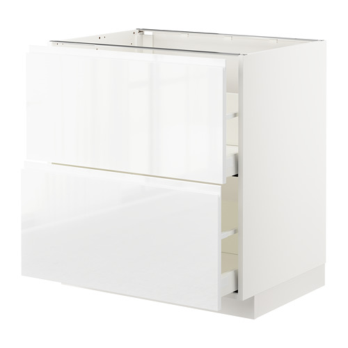 METOD/MAXIMERA base cb 2 fronts/2 high drawers