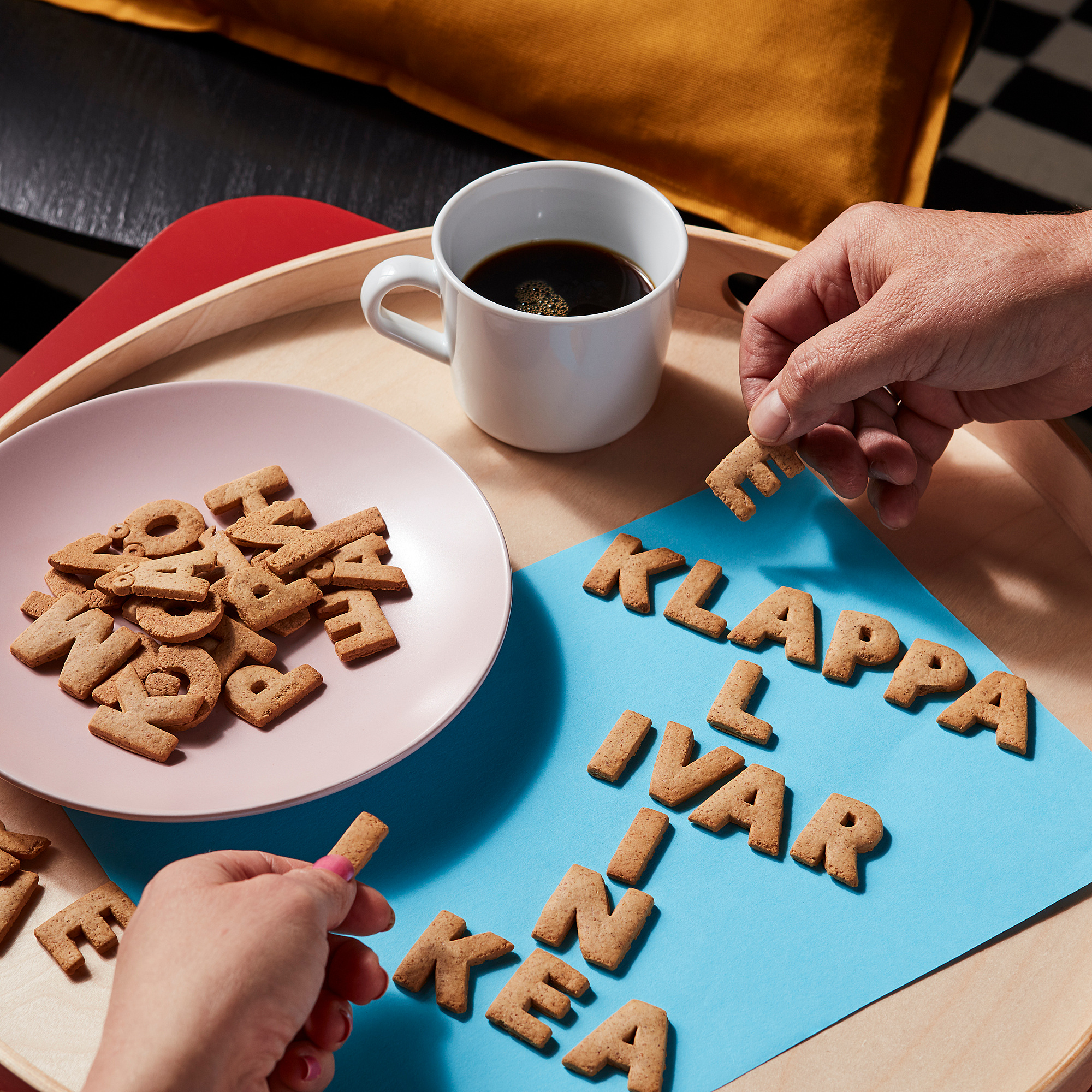 KAFFEREP IKEA字母餅乾