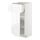 METOD/MAXIMERA - base cabinet with drawer/door, white/Voxtorp high-gloss/white | IKEA Taiwan Online - PE669197_S1