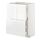 METOD/MAXIMERA - 附2抽底櫃, 白色/Voxtorp 高亮面 白色 | IKEA 線上購物 - PE669200_S1
