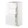 METOD - base cabinet with 3 drawers, white Maximera/Voxtorp high-gloss/white | IKEA Taiwan Online - PE669209_S1