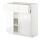 METOD/MAXIMERA - base cabinet with drawer/2 doors, white/Voxtorp high-gloss/white | IKEA Taiwan Online - PE669221_S1