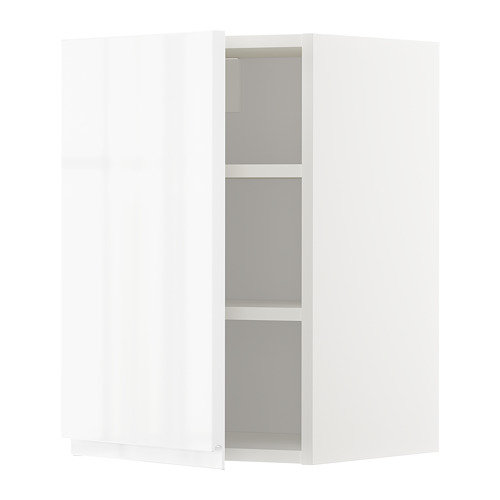 METOD wall cabinet with shelves