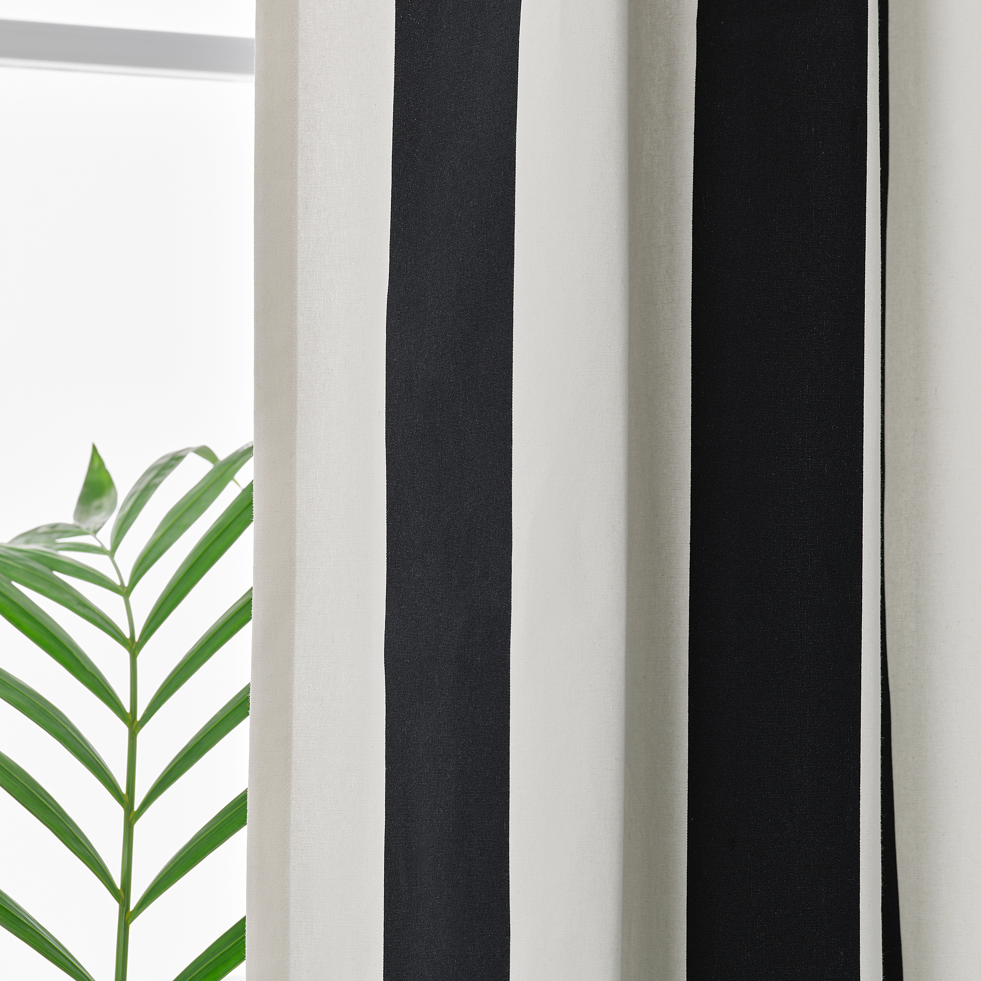SLÅNHÖSTMAL curtains, 1 pair