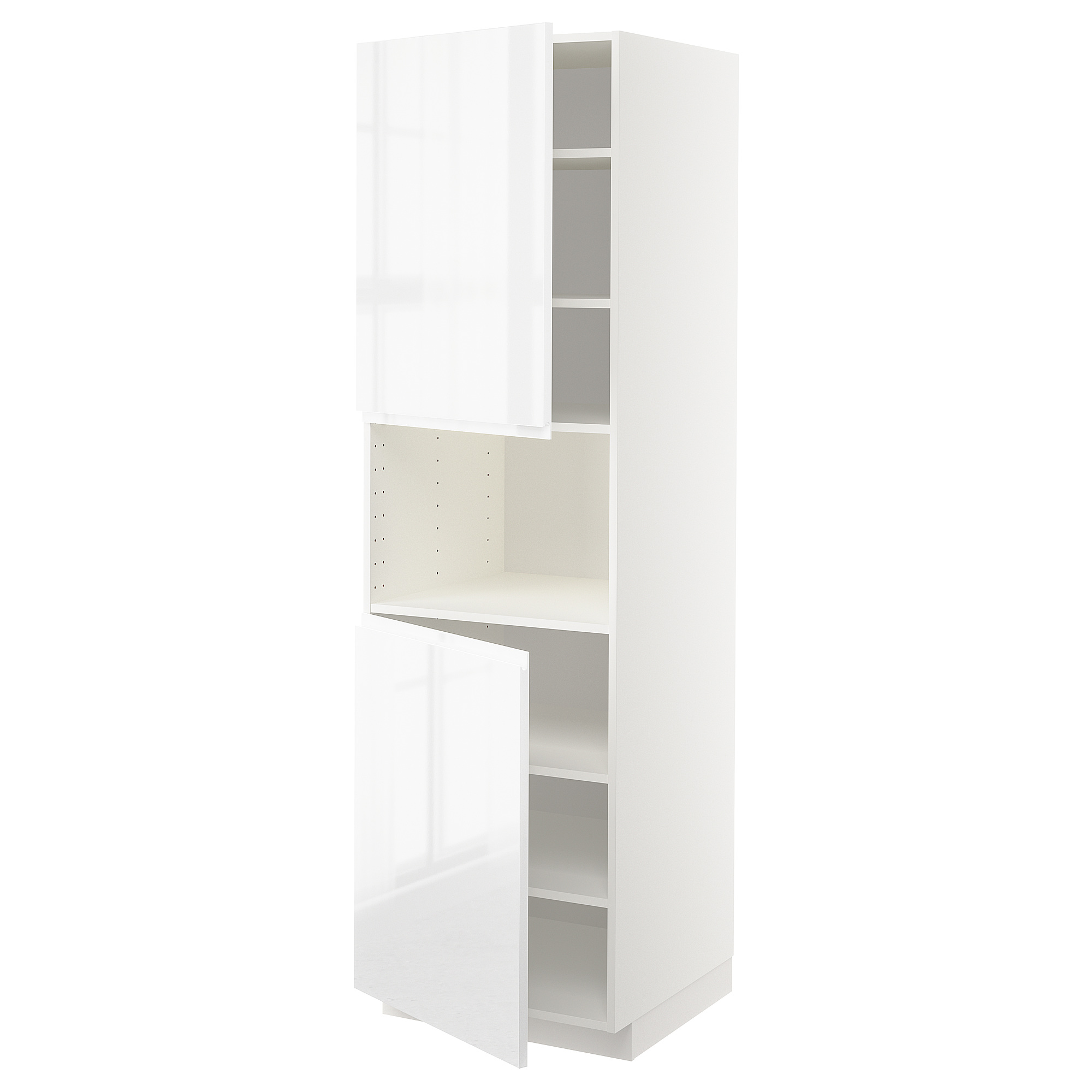METOD high cab f micro w 2 doors/shelves