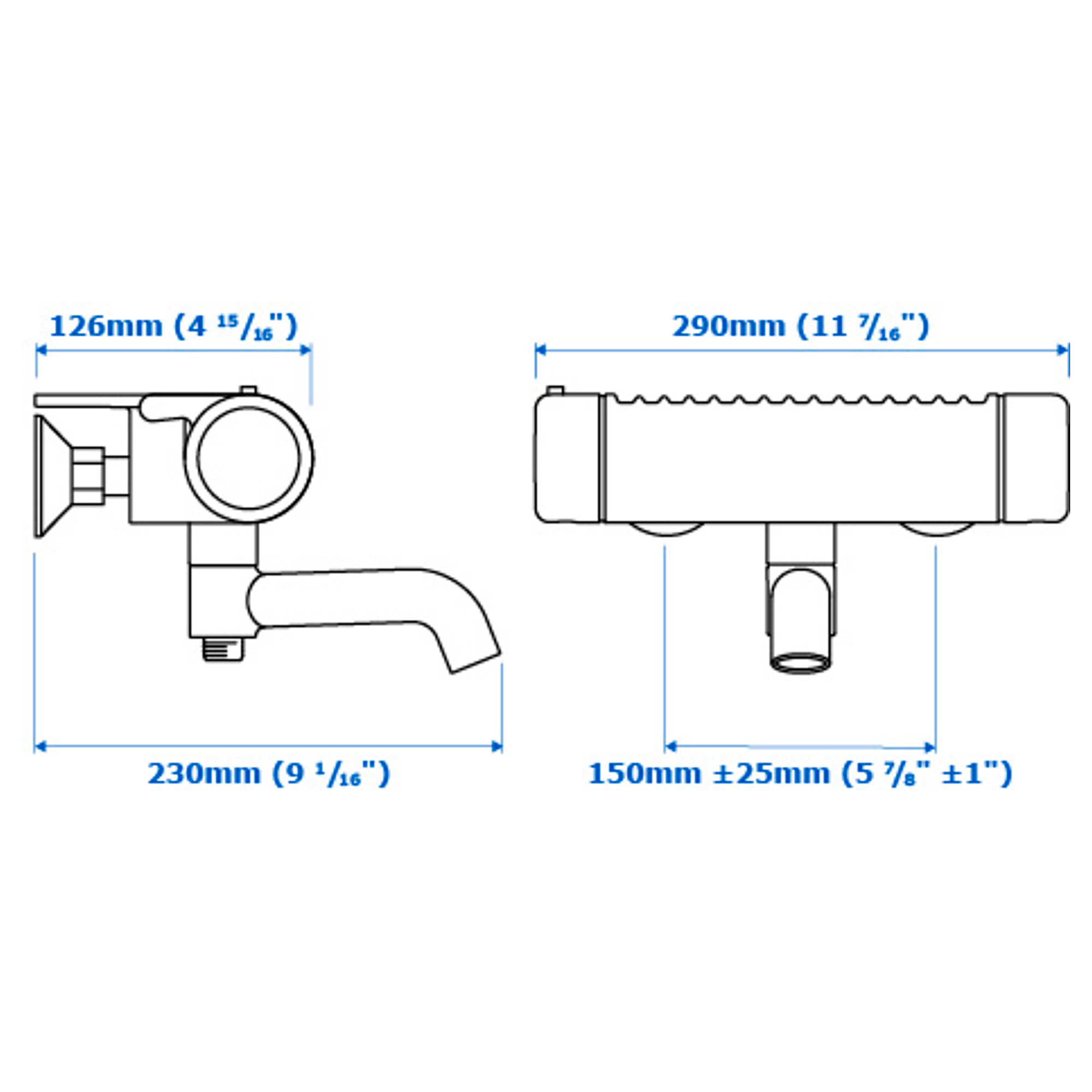 VOXNAN thermostatic bath/shower mixer