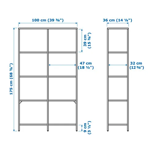 VITTSJÖ shelving unit