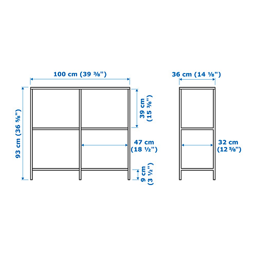 VITTSJÖ shelving unit