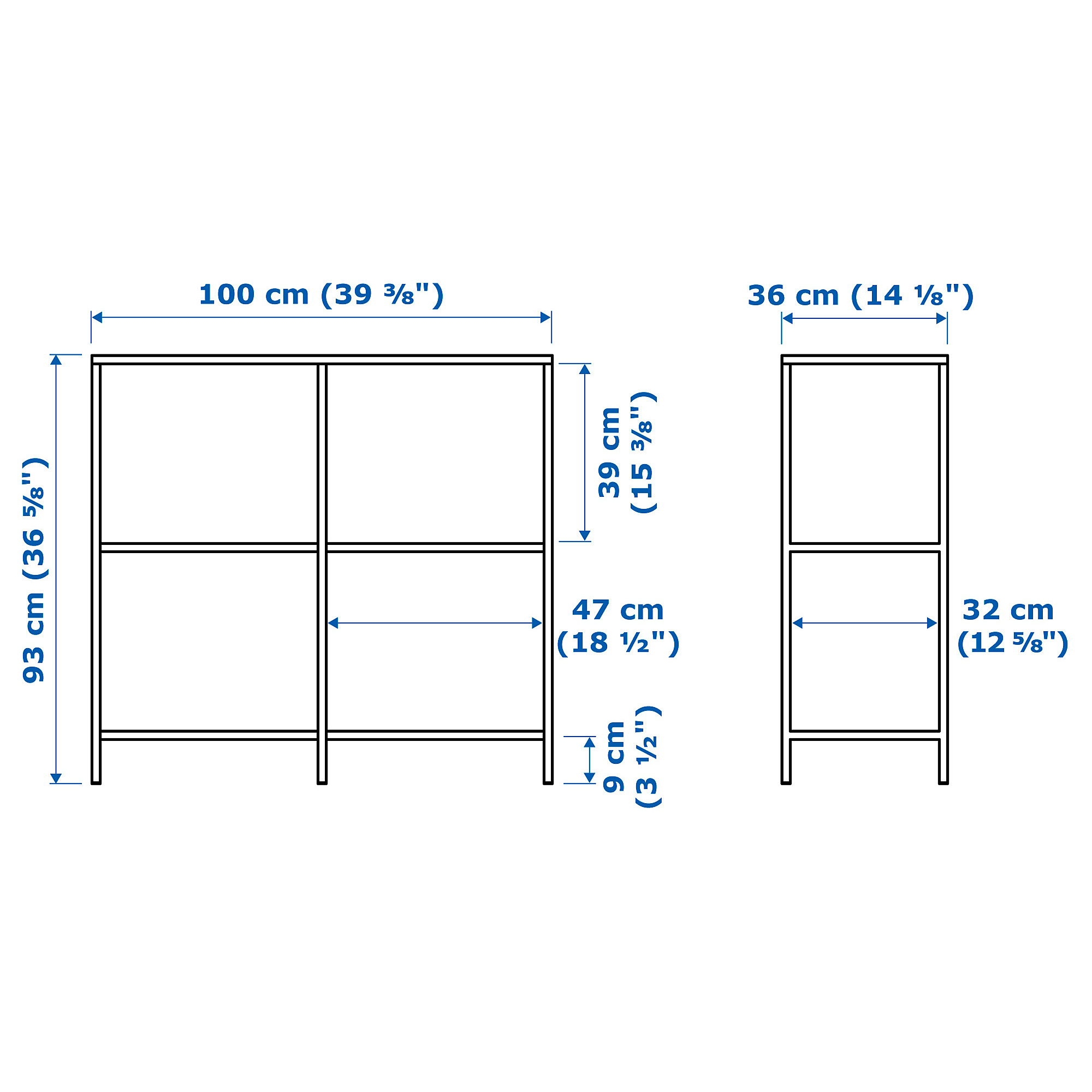 VITTSJÖ shelving unit