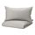 STRANDTALL - duvet cover and pillowcase, grey/dark grey | IKEA Taiwan Online - PE814105_S1