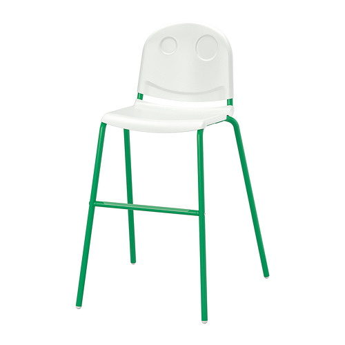 VILDGÅS - 兒童椅, 白色/綠色 | IKEA 線上購物 - PE961205_S4