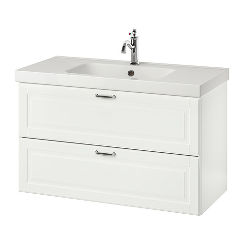 GODMORGON/ODENSVIK - wash-stand with 2 drawers, Kasjön white/Hamnskär tap | IKEA Taiwan Online - PE758985_S4