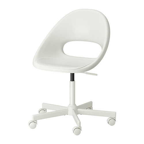 LOBERGET/MALSKÄR - 旋轉椅, 白色 | IKEA 線上購物 - PE857202_S4