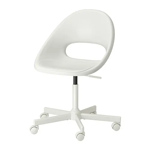LOBERGET/MALSKÄR - 旋轉椅, 白色 | IKEA 線上購物 - PE857202_S4