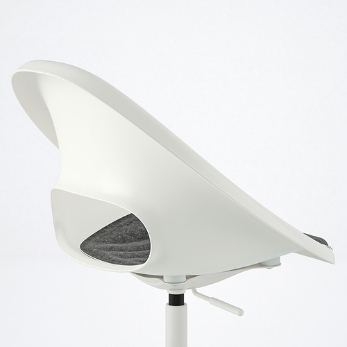 LOBERGET/MALSKÄR swivel chair + pad