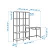 VITTSJÖ shelving unit with laptop table