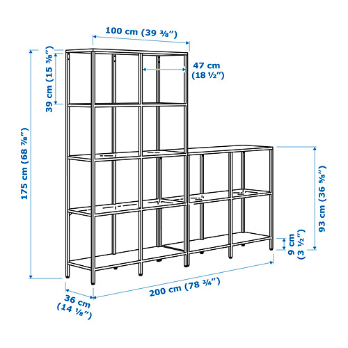 VITTSJÖ storage combination