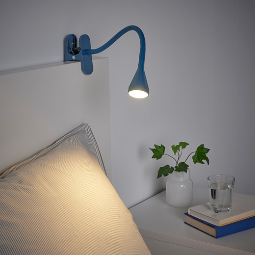 NÄVLINGE - LED夾式聚光燈, 深藍色 | IKEA 線上購物 - PE814158_S4