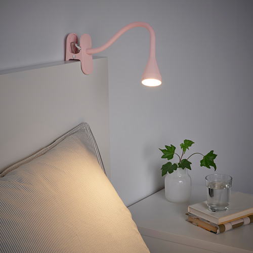NÄVLINGE - LED夾式聚光燈, 淺粉紅色 | IKEA 線上購物 - PE814159_S4