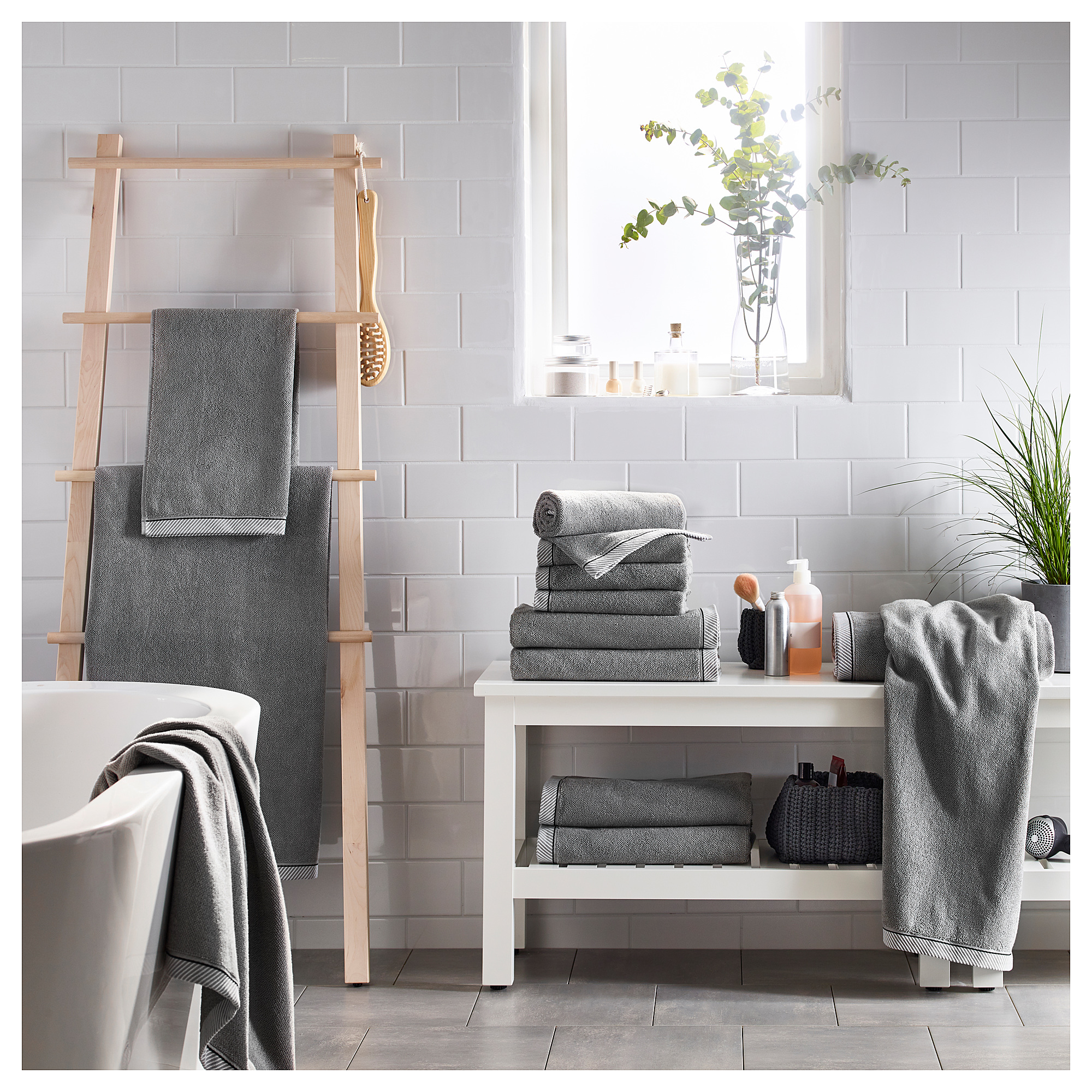 Vikfjard 浴巾 灰色 Ikea 線上購物 Vikfjard 浴巾 灰色 Ikea 線上購物