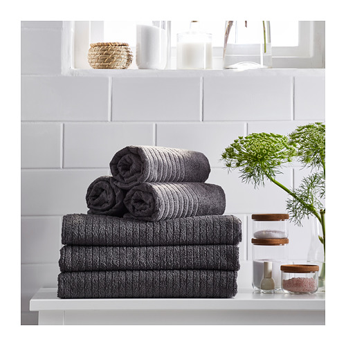 VÅGSJÖN - 毛巾, 深灰色 | IKEA 線上購物 - PE719376_S4