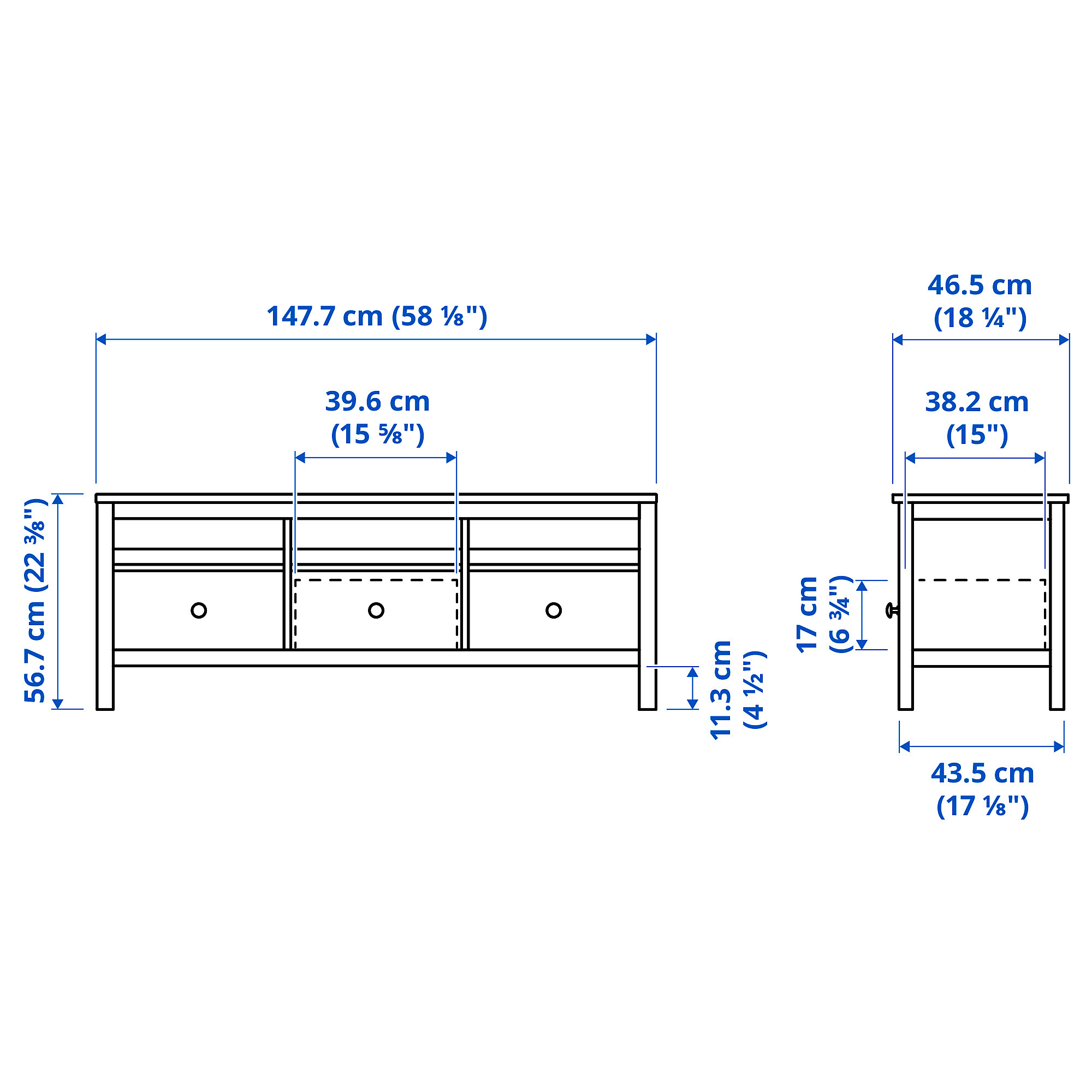 HEMNES 電視櫃