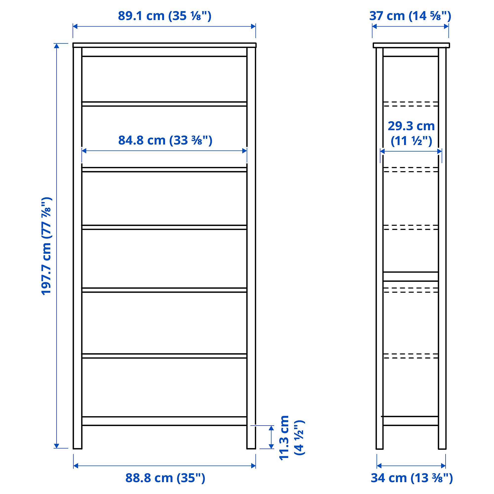 HEMNES 書櫃