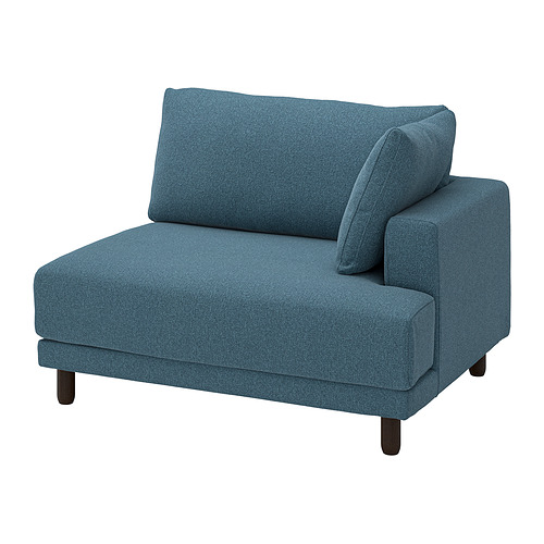 UPPÅKRA - 1.5-seat module, with armrest right/Axvall dark grey-blue | IKEA Taiwan Online - PE999661_S4