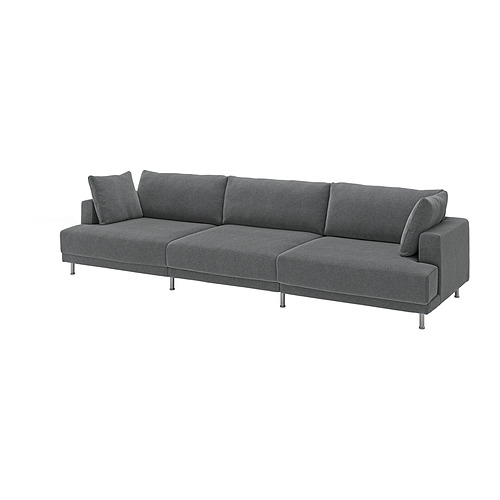 UPPÅKRA - 4,5-seat modular sofa, Johanneshov dark grey | IKEA Taiwan Online - PE999764_S4