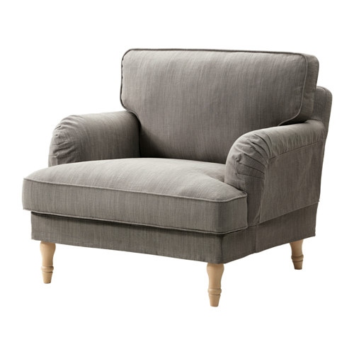 STOCKSUND - armchair, Nolhaga grey-beige/light brown/wood | IKEA Taiwan Online - PE556246_S4