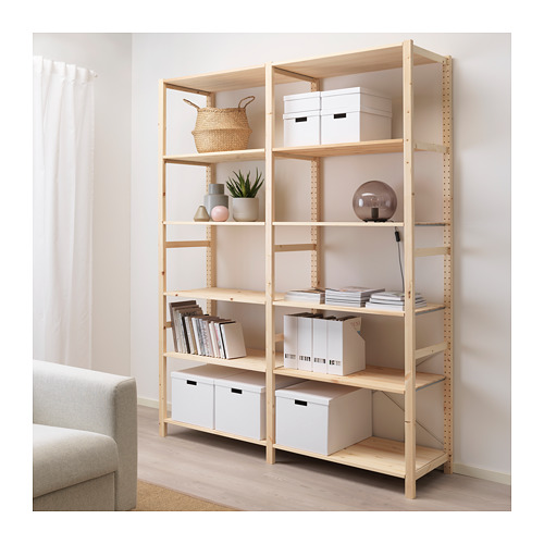 IVAR - 2 sections/shelves, pine | IKEA Taiwan Online - PE669782_S4