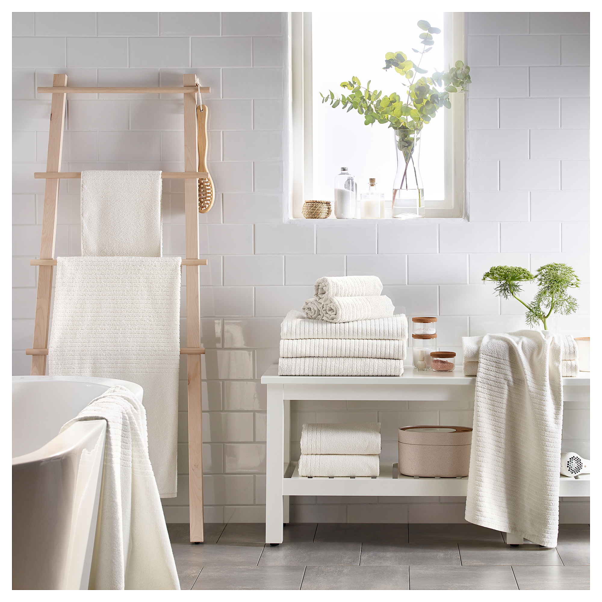 VÅGSJÖN Hand/bath towels set I