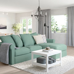 GRÖNLID - 3-seat sofa with chaise longue, Sporda dark grey | IKEA Taiwan Online - PE668751_S3