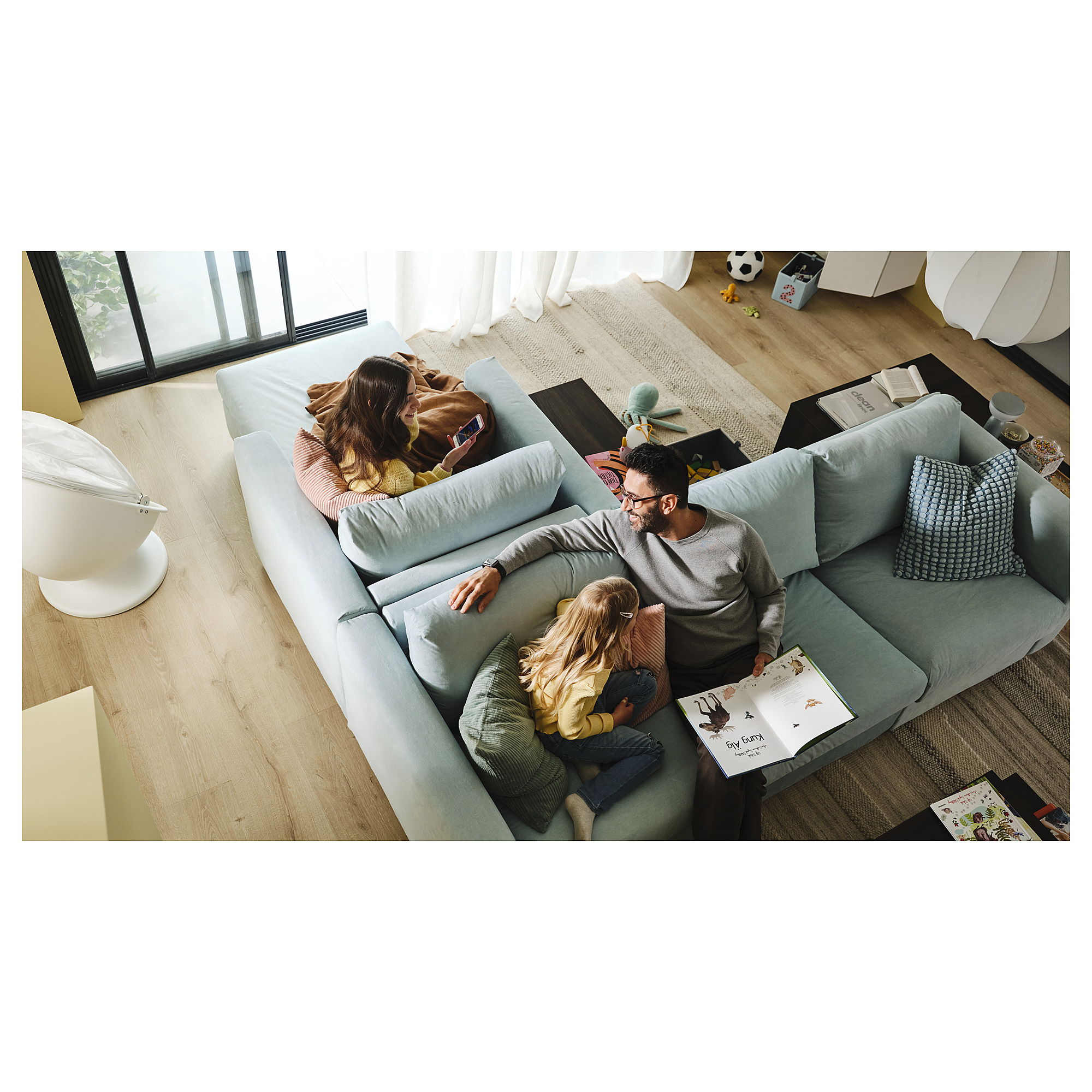 VIMLE 3-seat sofa-bed