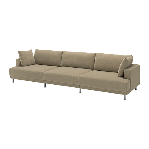UPPÅKRA - 4,5-seat modular sofa, Johanneshov brown-beige | IKEA Taiwan Online - PE999752_S4