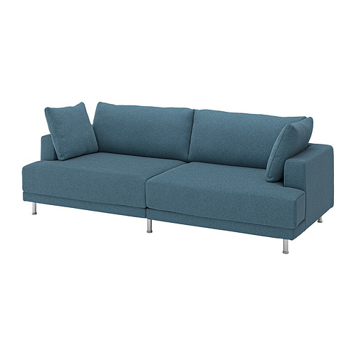 UPPÅKRA - 3-seat modular sofa, Axvall dark grey-blue | IKEA Taiwan Online - PE999739_S4