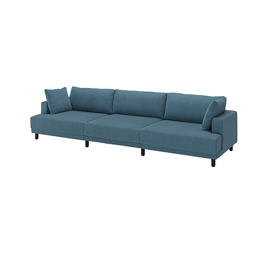 UPPÅKRA - 4,5-seat modular sofa, Axvall dark grey-blue | IKEA Taiwan Online - PE999741_S4