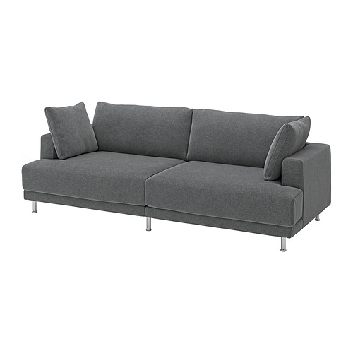 UPPÅKRA - 3-seat modular sofa, Johanneshov dark grey | IKEA Taiwan Online - PE999744_S4
