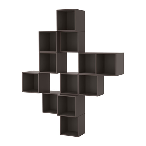 EKET - 上牆式收納櫃組合, 深灰色 | IKEA 線上購物 - PE617896_S4