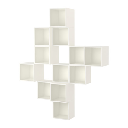 EKET - 上牆式收納櫃組合, 白色 | IKEA 線上購物 - PE617898_S4