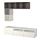 BESTÅ/EKET - cabinet combination for TV, white/light grey/dark grey | IKEA Taiwan Online - PE617939_S1