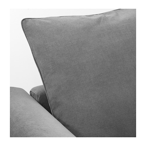 GRÖNLID - 4-seat sofa with chaise longue, Ljungen medium grey | IKEA Taiwan Online - PE669619_S4