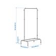 BRUKSVARA clothes rack