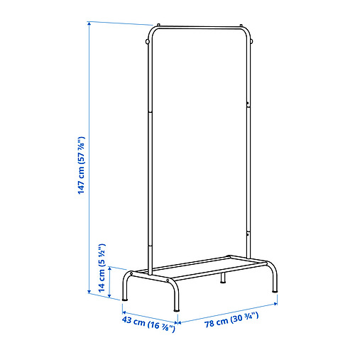 BRUKSVARA clothes rack