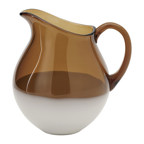 OMMJÄNGE - jug, glass/brown, 2.7 l | IKEA Taiwan Online - PE961301_S4